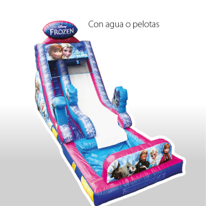 Frozen Slide / con agua o pelotas